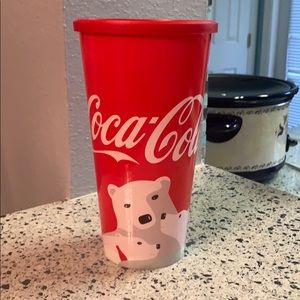 Coca-Cola Polar Bear Plastic Cup
